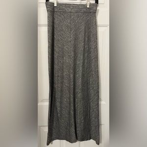 Loft NWT Heather Gray Maxi Skirt XS
